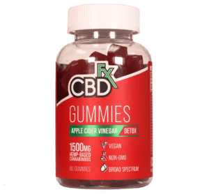 CBD FX Gummies 1500MG Apple Cider Vinegar Detox