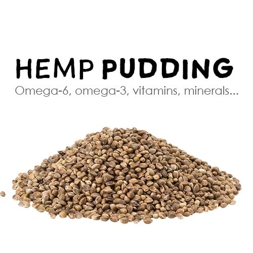 hemp pudding